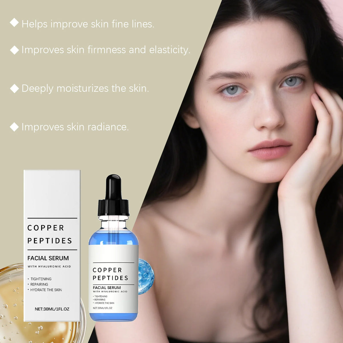 Copper Peptide & Hyaluronic Acid Firming Serum