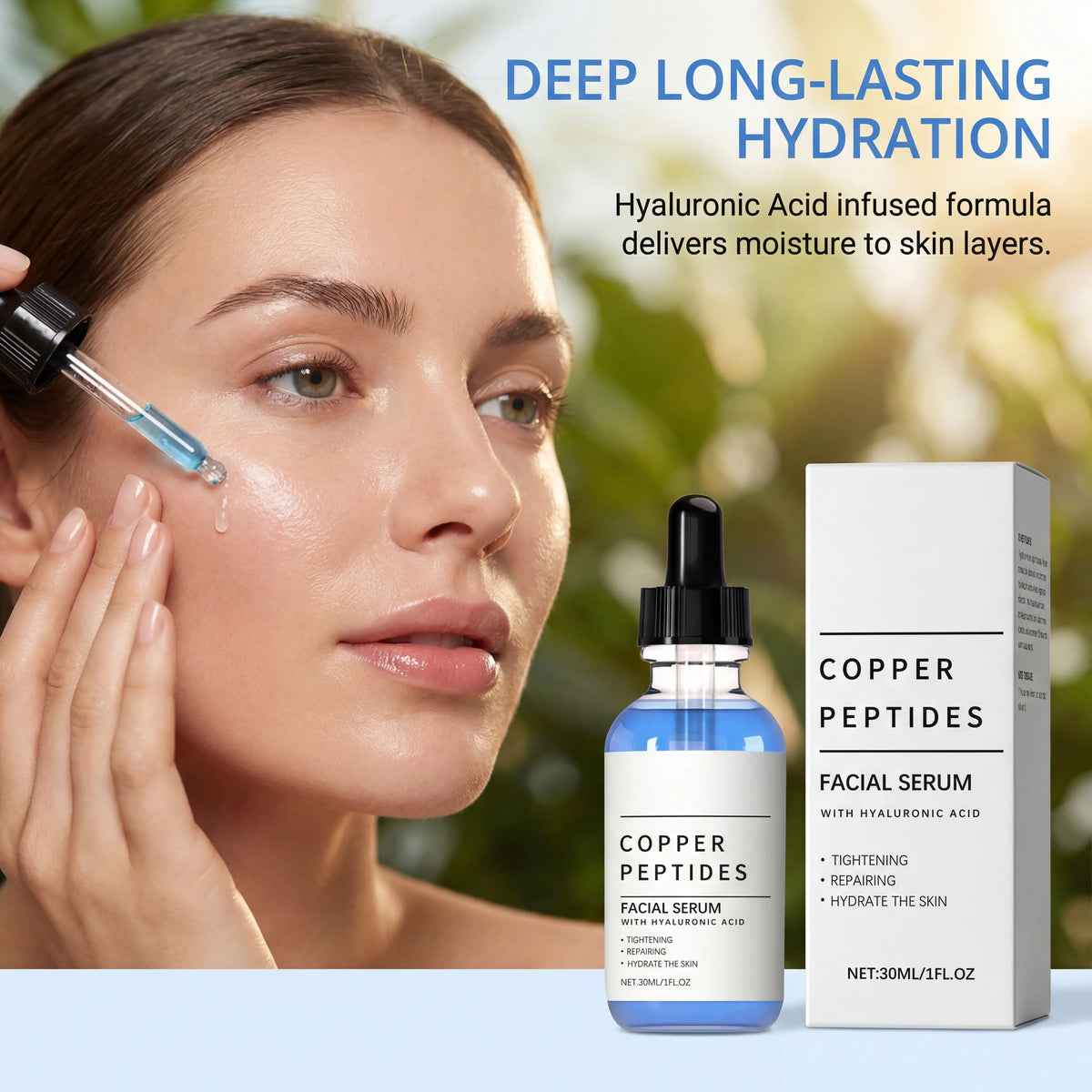 Copper Peptide & Hyaluronic Acid Firming Serum