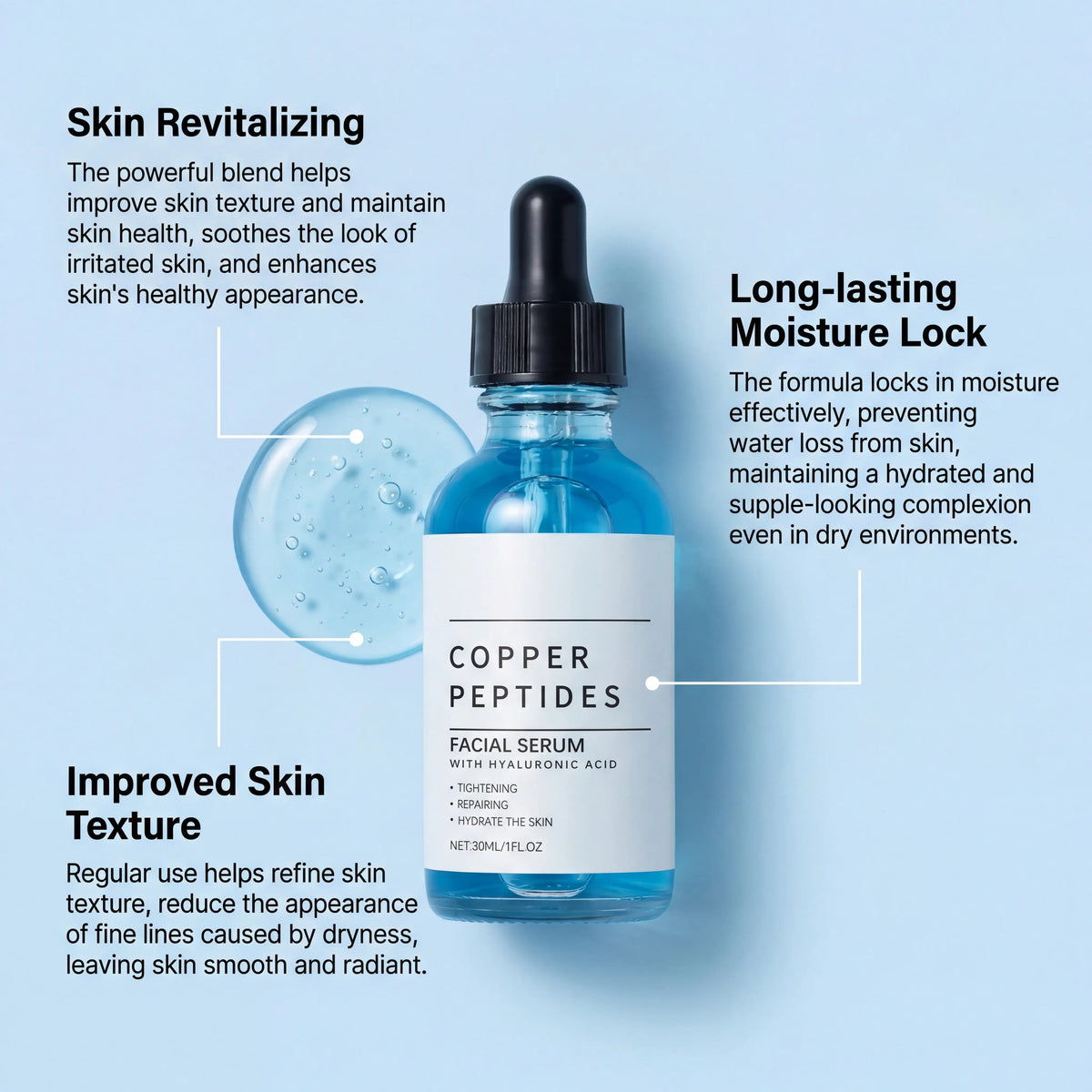 Copper Peptide & Hyaluronic Acid Firming Serum